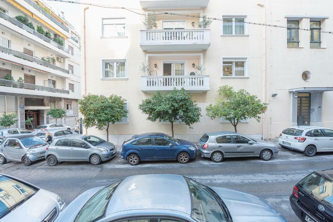 Athens Centre Flat 2 Min. From Evangelismos Metro Esterno foto